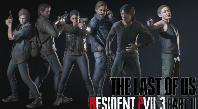 This mod brings the main cast of The Last of Us Part 2 to Resident Evil 3 Remake
